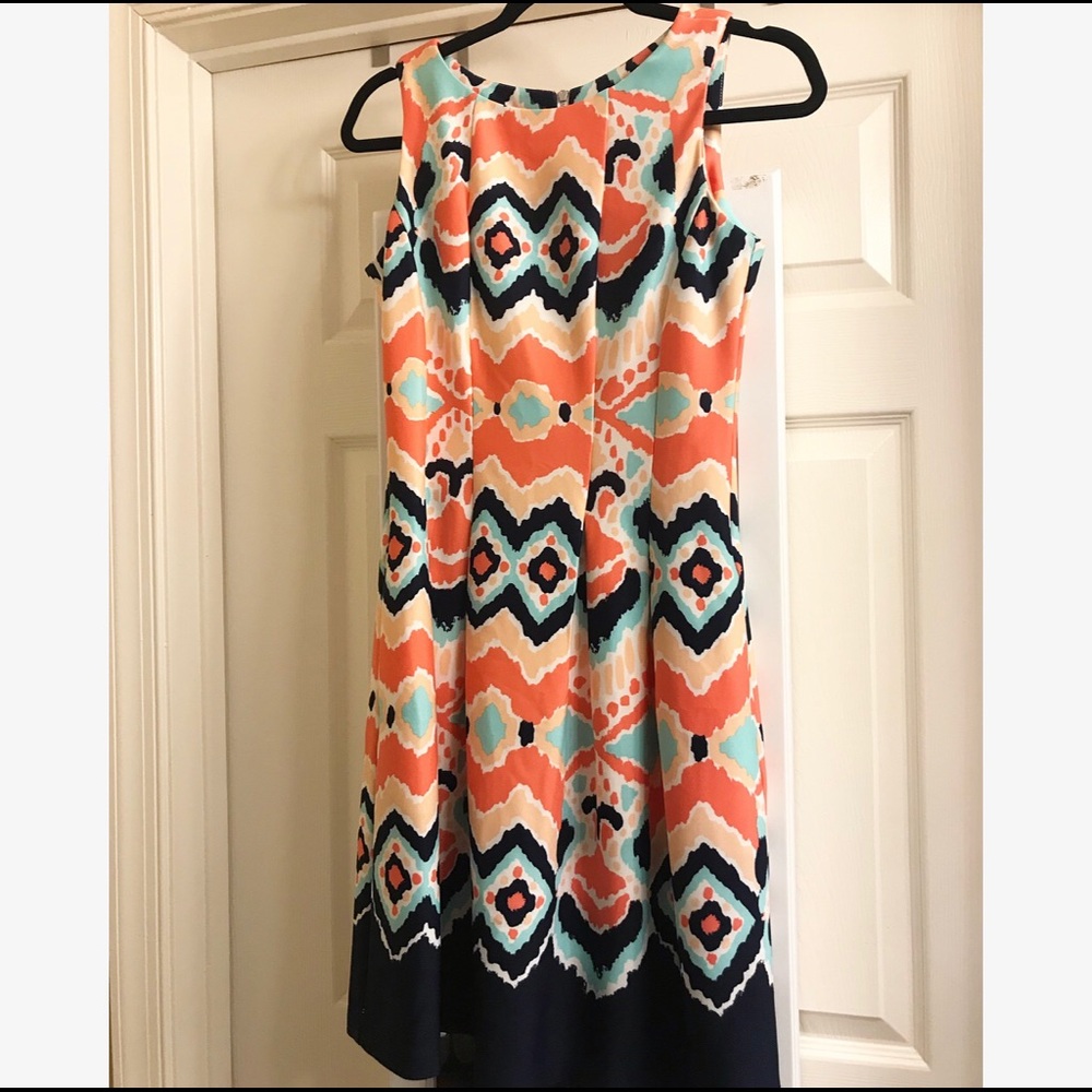 J. Taylor Fit & Flare Dress
